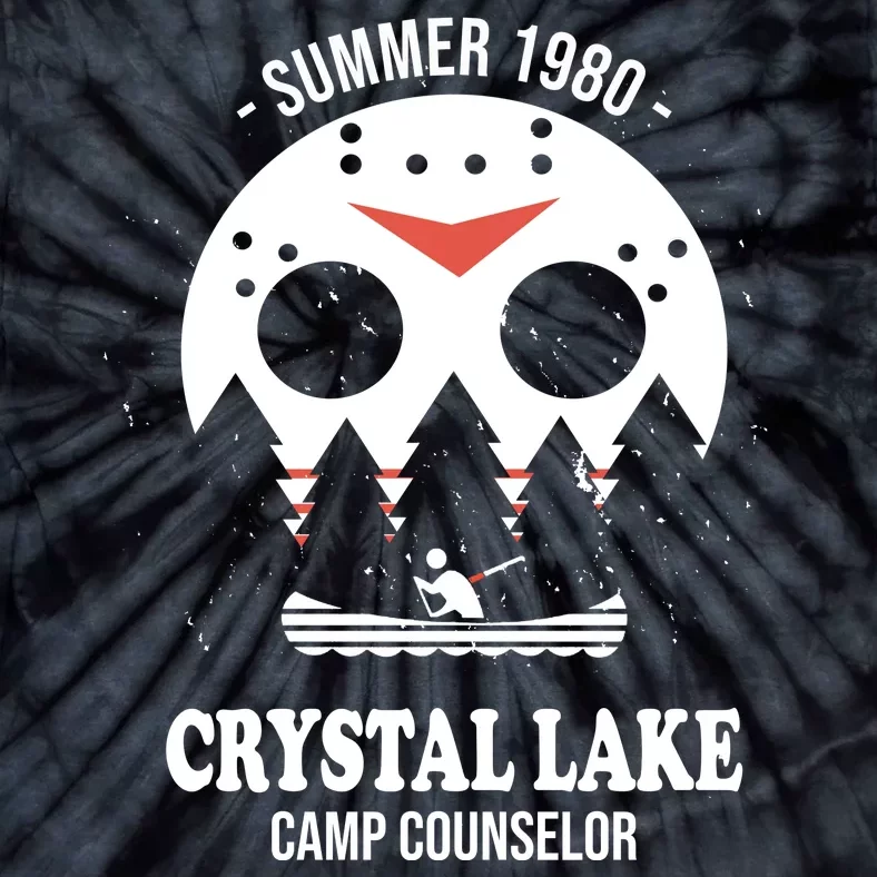 Summer 1980 Crystal Lake Camp Counselor Tie-Dye T-Shirt