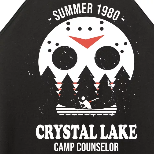 Summer 1980 Crystal Lake Camp Counselor Women’s Perfect Tri Rocker Tank