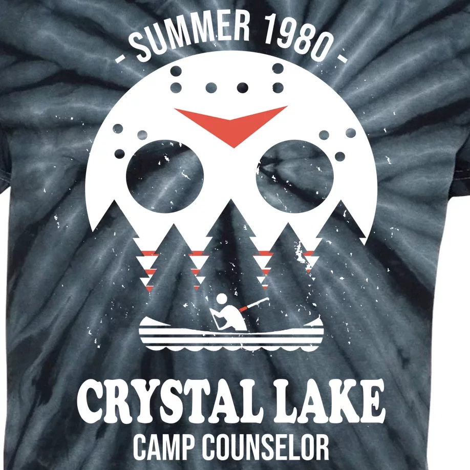 Summer 1980 Crystal Lake Camp Counselor Kids Tie-Dye T-Shirt