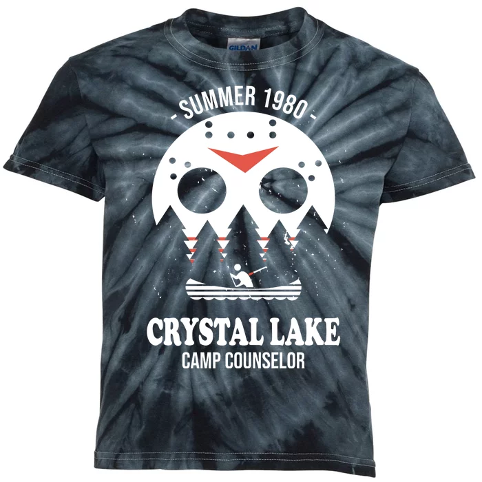 Summer 1980 Crystal Lake Camp Counselor Kids Tie-Dye T-Shirt