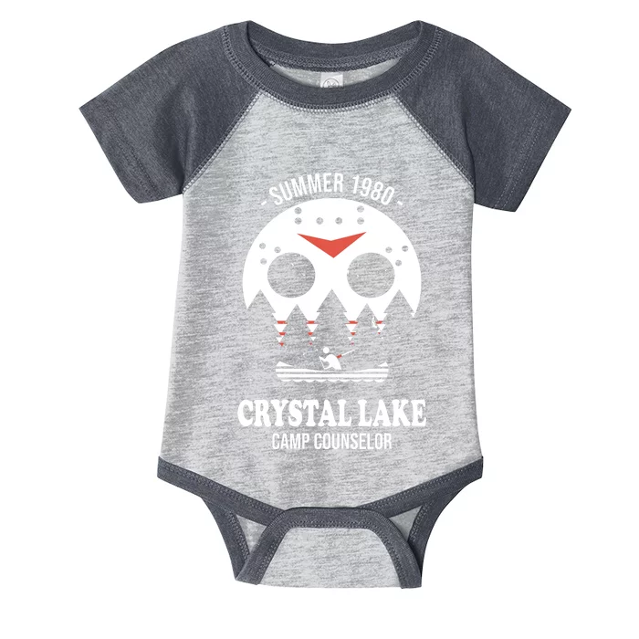 Summer 1980 Crystal Lake Camp Counselor Infant Baby Jersey Bodysuit