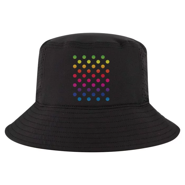 September 15th Dot Day Multicolor Rainbow Polka Dot Cool Comfort Performance Bucket Hat