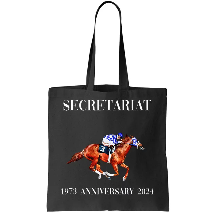 Secretariat 1973 Horse Racing Tote Bag