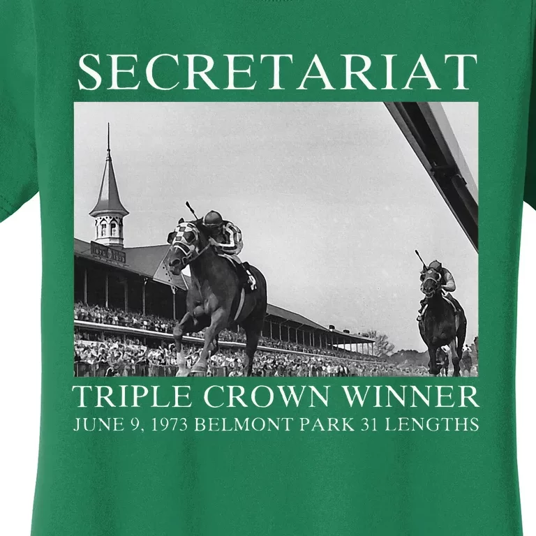 Secretariat 1973 Horse Racing Women's T-Shirt