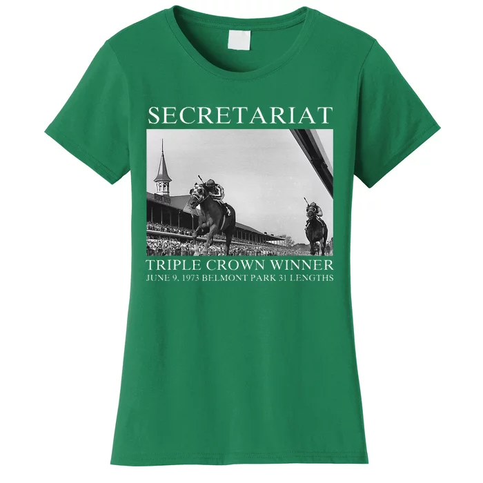 Secretariat 1973 Horse Racing Women's T-Shirt