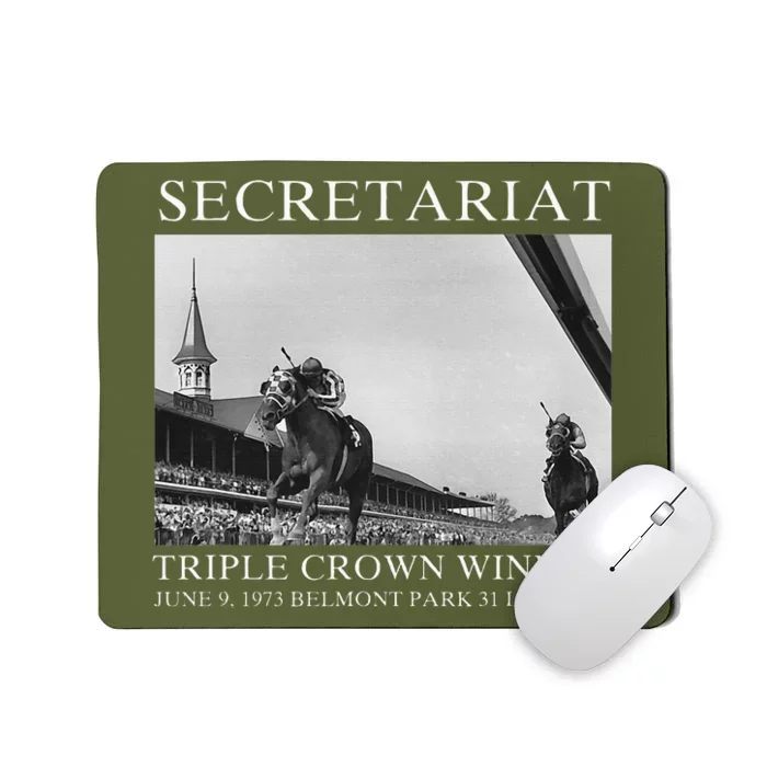 Secretariat 1973 Horse Racing Mousepad