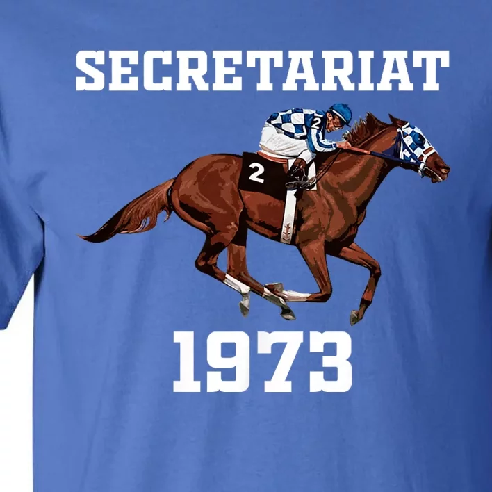 Secretariat 1973 Horse Racing Tall T-Shirt