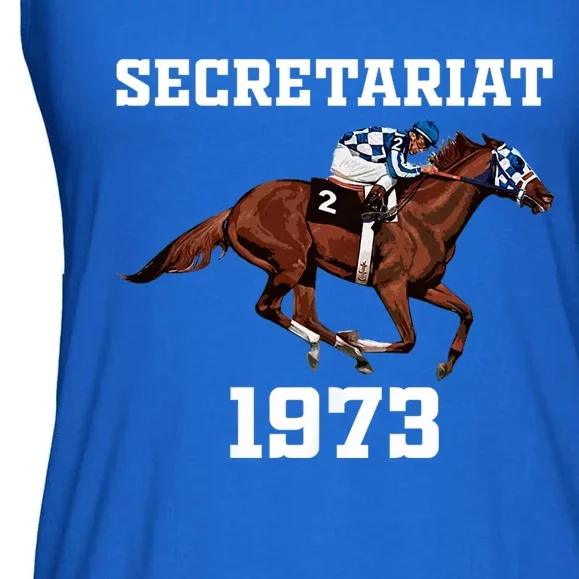 Secretariat 1973 Horse Racing Ladies Essential Flowy Tank