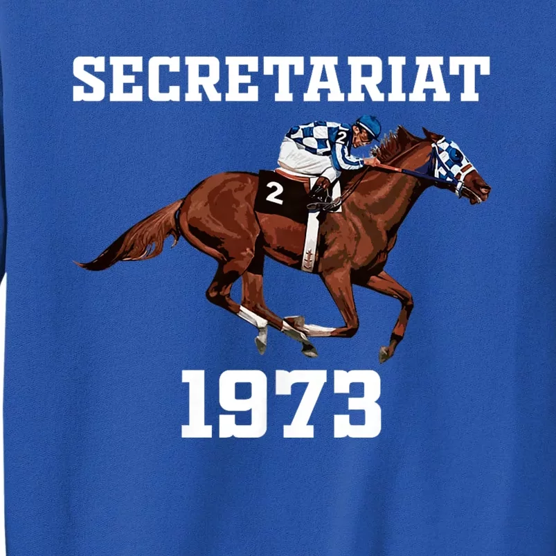 Secretariat 1973 Horse Racing Tall Sweatshirt