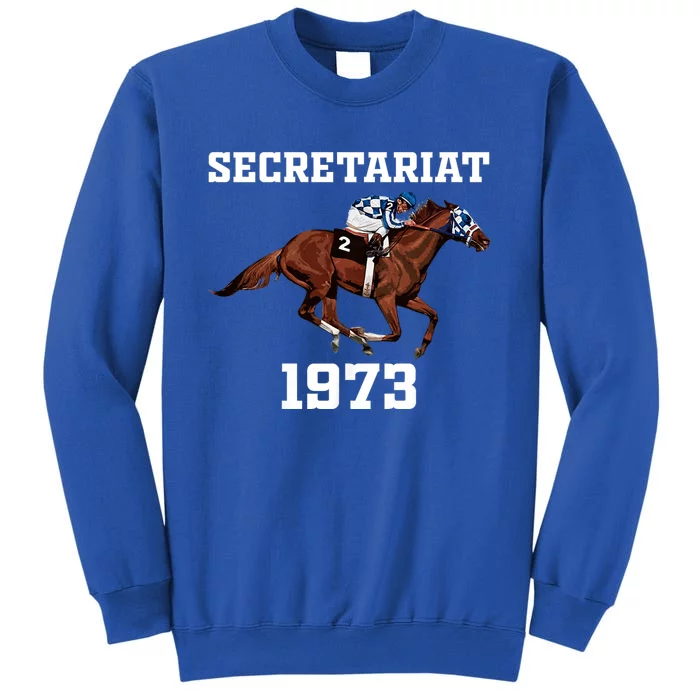 Secretariat 1973 Horse Racing Tall Sweatshirt