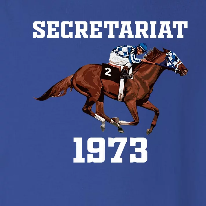 Secretariat 1973 Horse Racing Toddler Long Sleeve Shirt