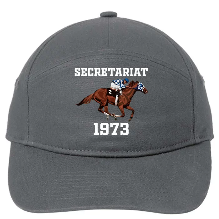 Secretariat 1973 Horse Racing 7-Panel Snapback Hat