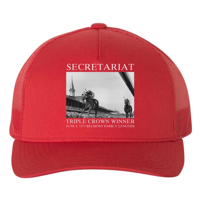 Secretariat 1973 Horse Racing Yupoong Adult 5-Panel Trucker Hat