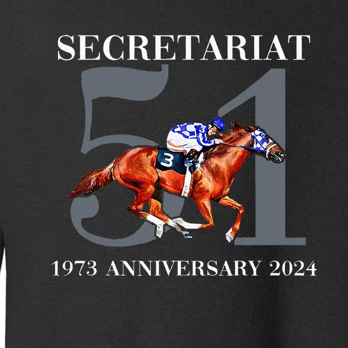 Secretariat 1973 Horse Racing Toddler Sweatshirt