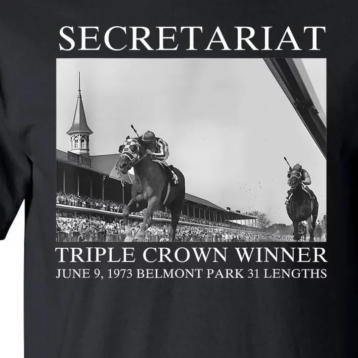 Secretariat 1973 Horse Racing Tall T-Shirt