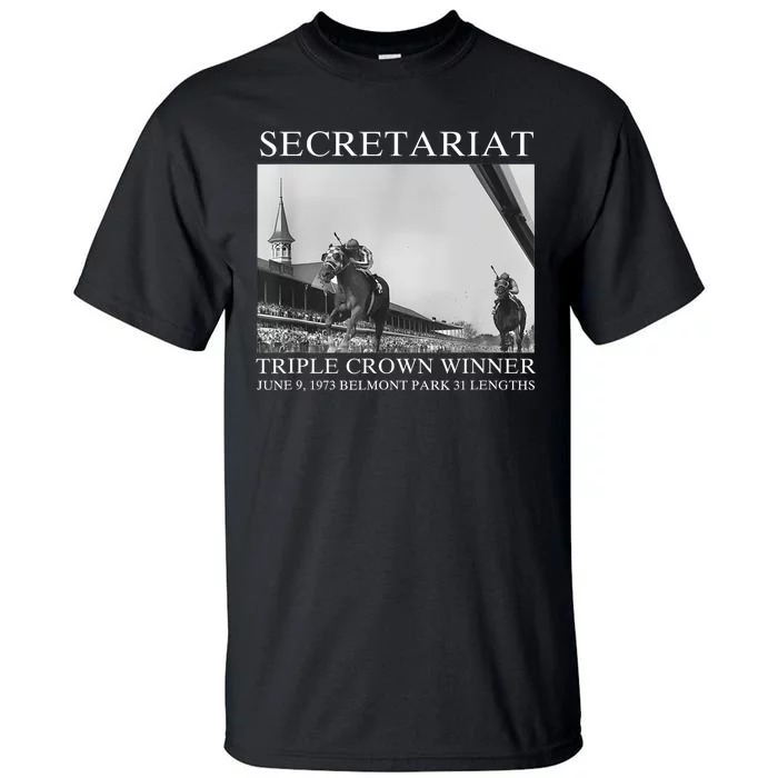 Secretariat 1973 Horse Racing Tall T-Shirt