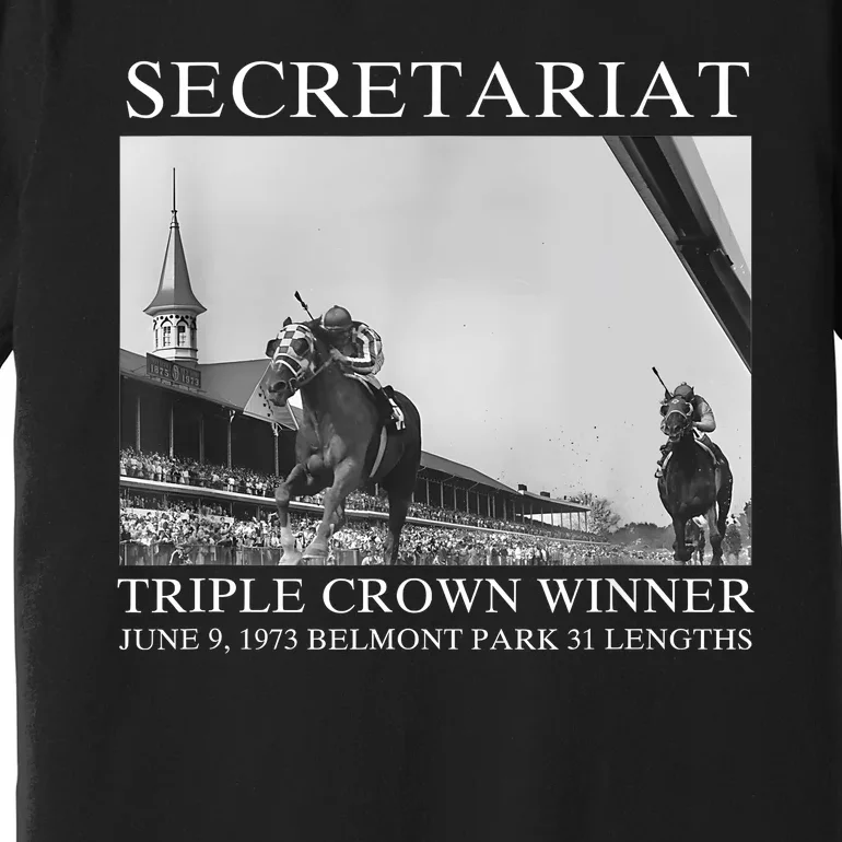 Secretariat 1973 Horse Racing Premium T-Shirt