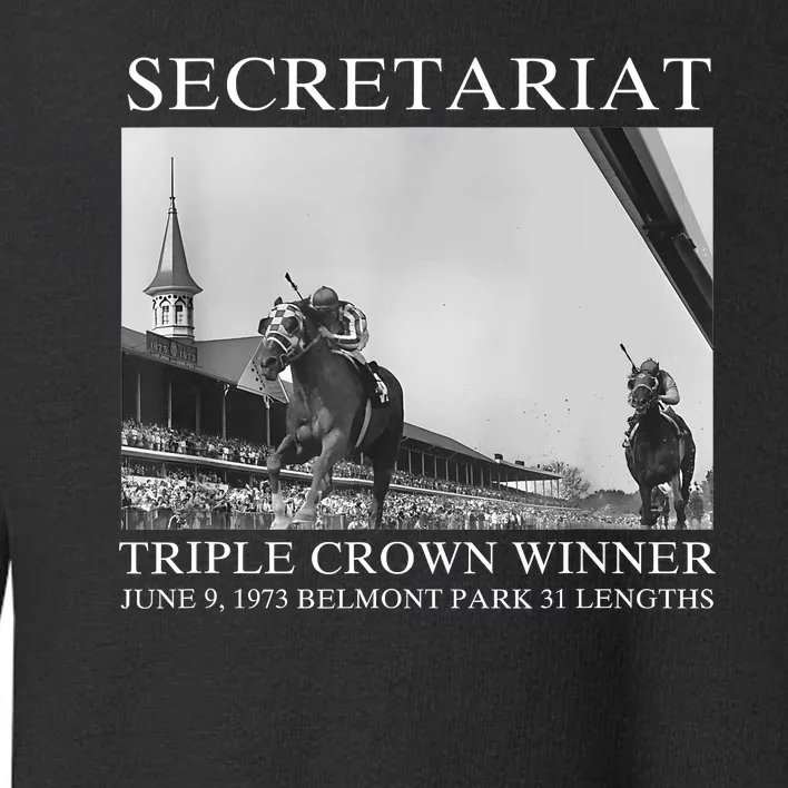 Secretariat 1973 Horse Racing Toddler Sweatshirt