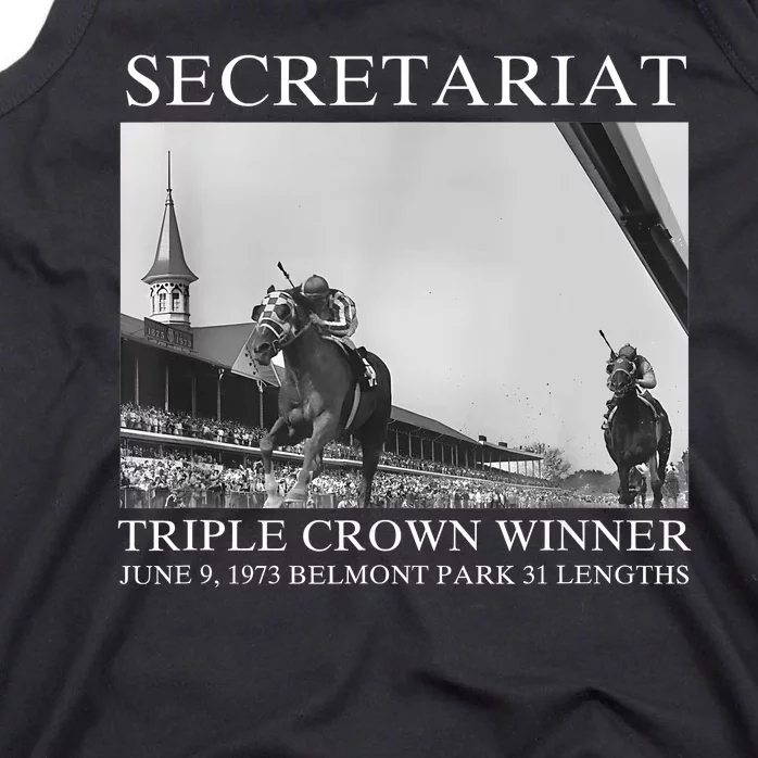 Secretariat 1973 Horse Racing Tank Top