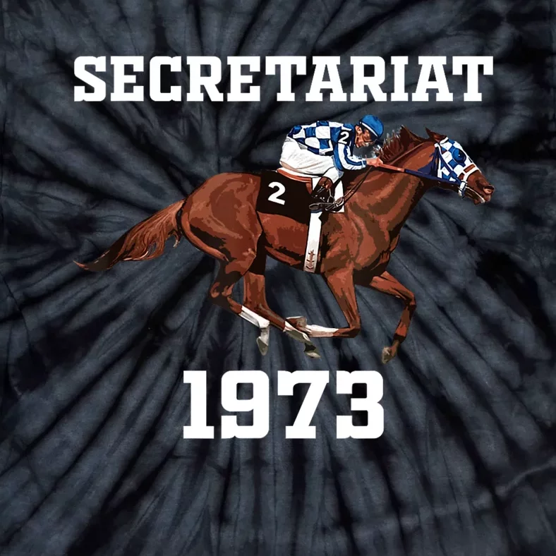 Secretariat 1973 Horse Racing Tie-Dye T-Shirt