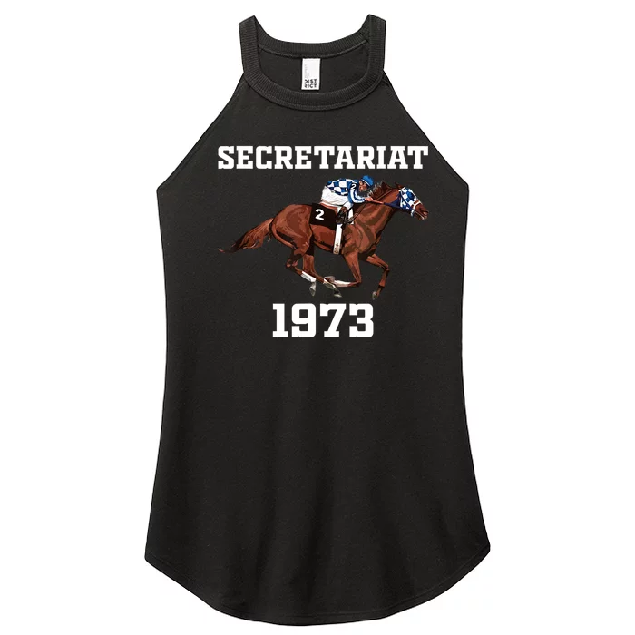 Secretariat 1973 Horse Racing Women’s Perfect Tri Rocker Tank