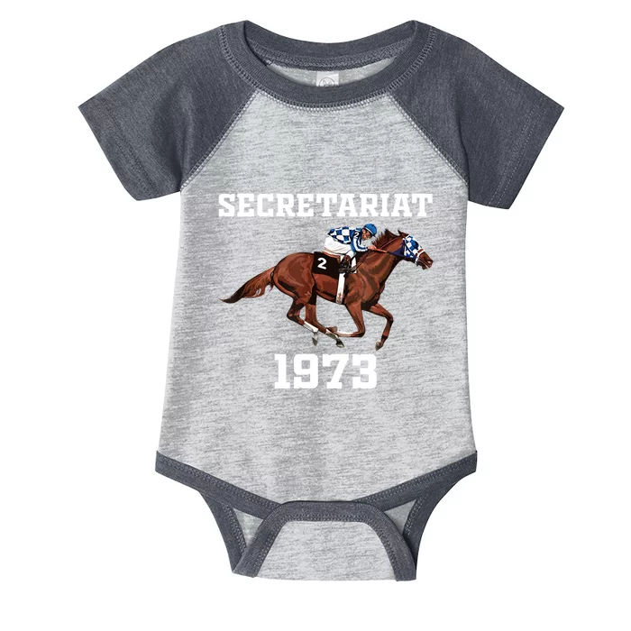 Secretariat 1973 Horse Racing Infant Baby Jersey Bodysuit