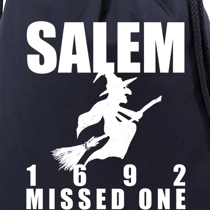 Salem 1692 Missed One Funny Halloween Witch Lover Occult Gift Drawstring Bag