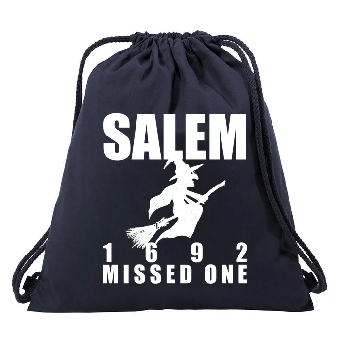 Salem 1692 Missed One Funny Halloween Witch Lover Occult Gift Drawstring Bag