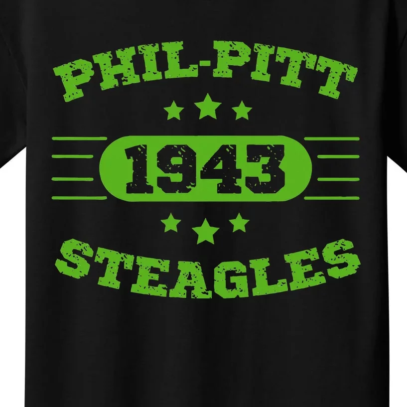 Steagles 1943 Philpitt Steagles Logo Football Fans Steagles Kids T-Shirt