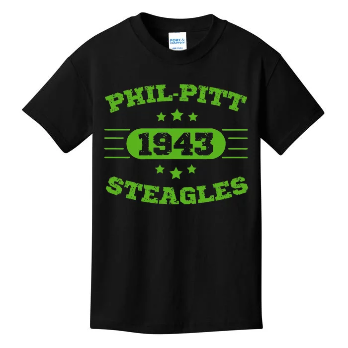 Steagles 1943 Philpitt Steagles Logo Football Fans Steagles Kids T-Shirt