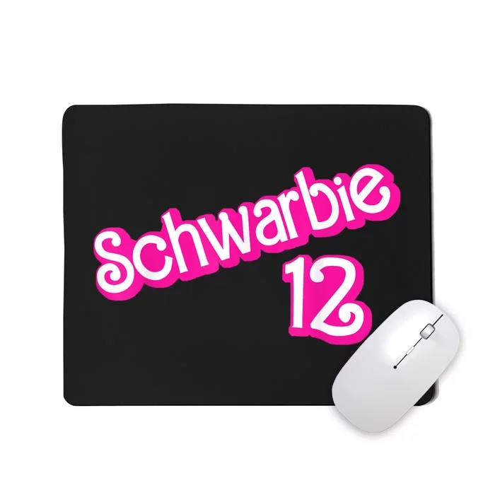 Schwarbie 12 Pink Mousepad