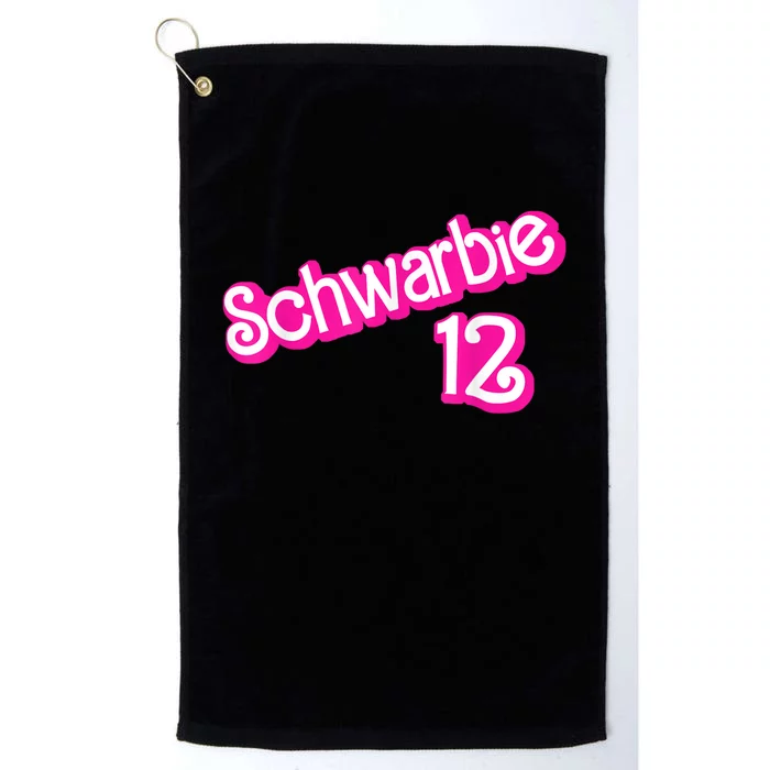 Schwarbie 12 Pink Platinum Collection Golf Towel