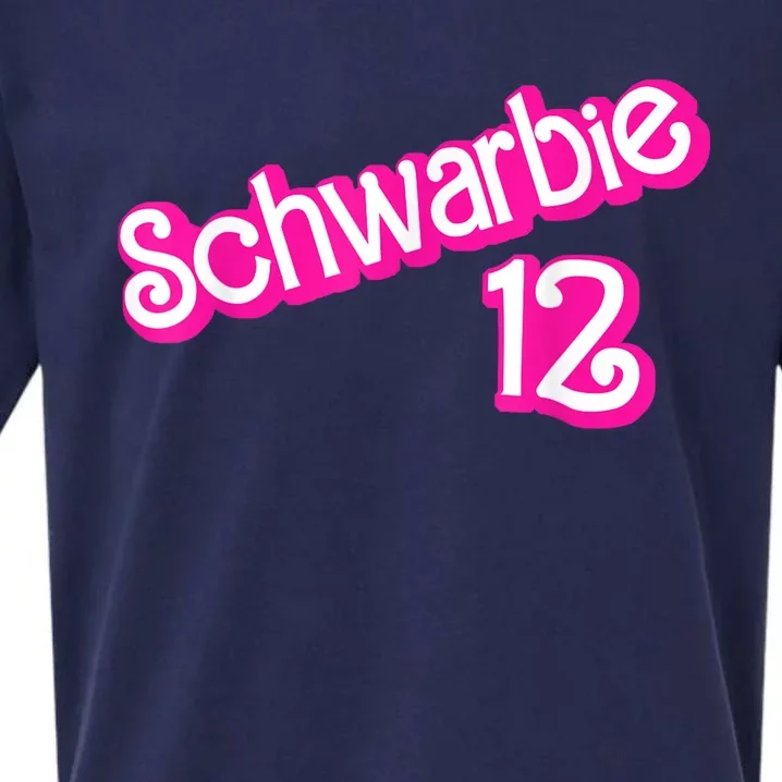 Schwarbie 12 Pink Sueded Cloud Jersey T-Shirt