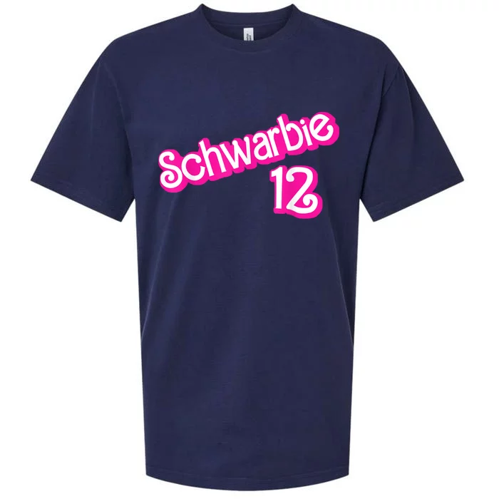 Schwarbie 12 Pink Sueded Cloud Jersey T-Shirt