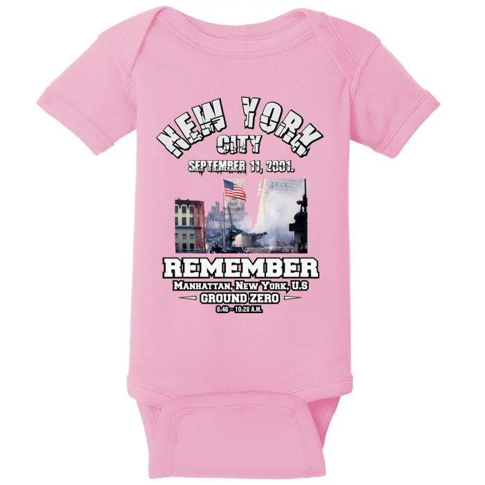 September 11 Remember TShirtSeptember 11 Remember Baby Bodysuit