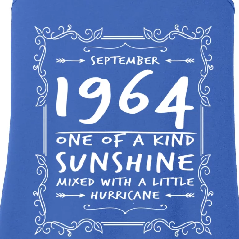 September 1964 Sunshine Mixed With A Little Hurricane Funny Gift Ladies Essential Tank