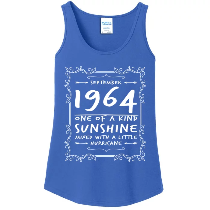 September 1964 Sunshine Mixed With A Little Hurricane Funny Gift Ladies Essential Tank