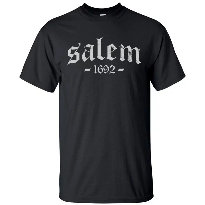 Salem 1692 Salem Witch Trials Retro Vintage Distressed Tall T-Shirt