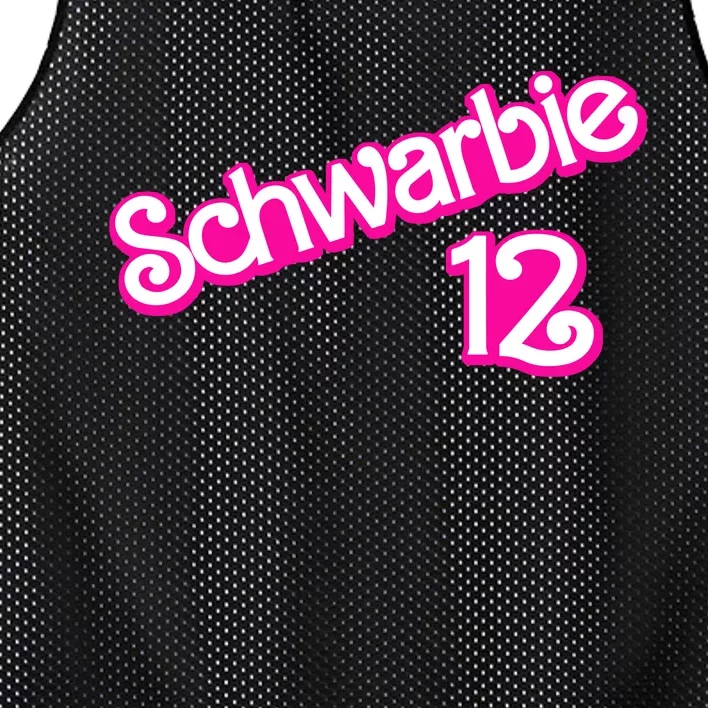 Schwarbie 12 Mesh Reversible Basketball Jersey Tank