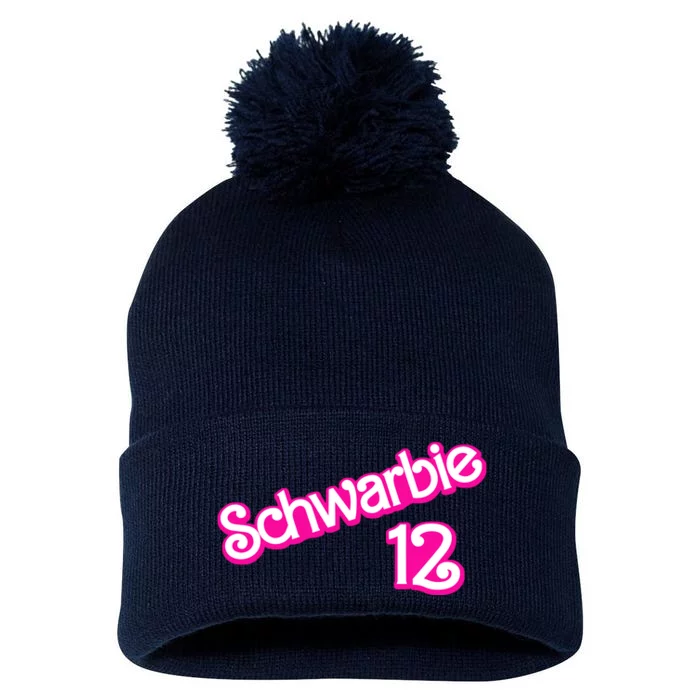 Schwarbie 12 Pom Pom 12in Knit Beanie