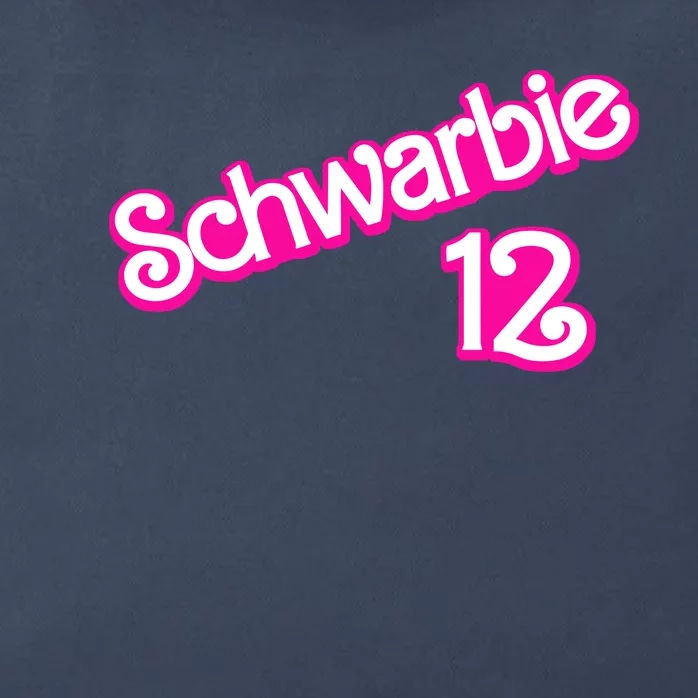 Schwarbie 12 Zip Tote Bag