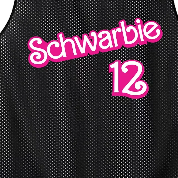 Schwarbie 12 Mesh Reversible Basketball Jersey Tank