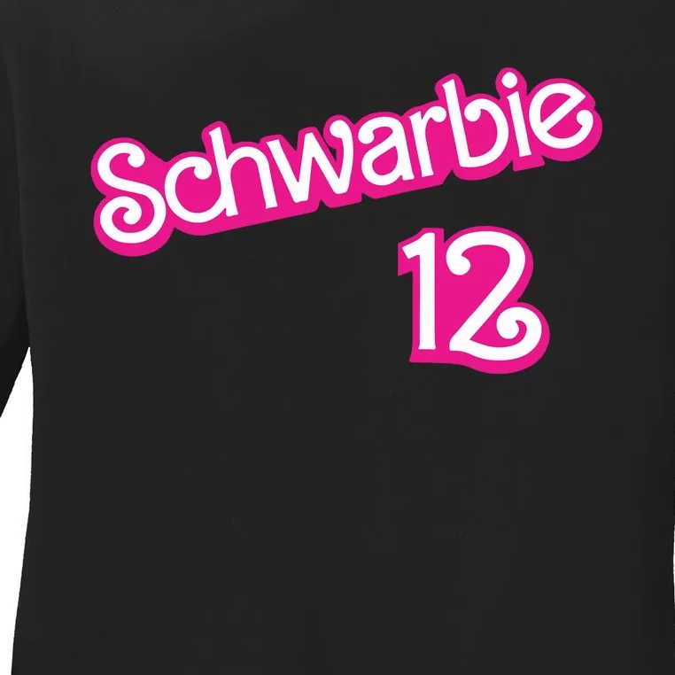 Schwarbie 12 Ladies Long Sleeve Shirt