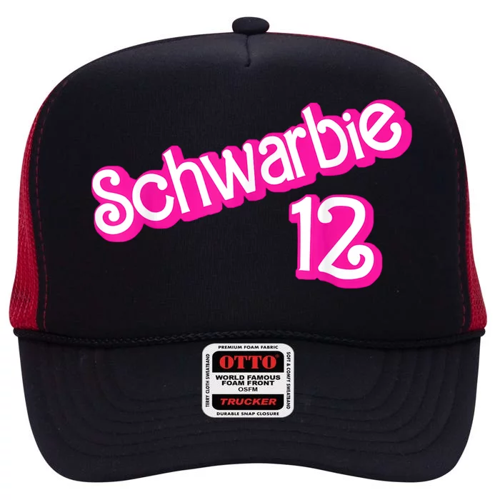 Schwarbie 12 High Crown Mesh Trucker Hat