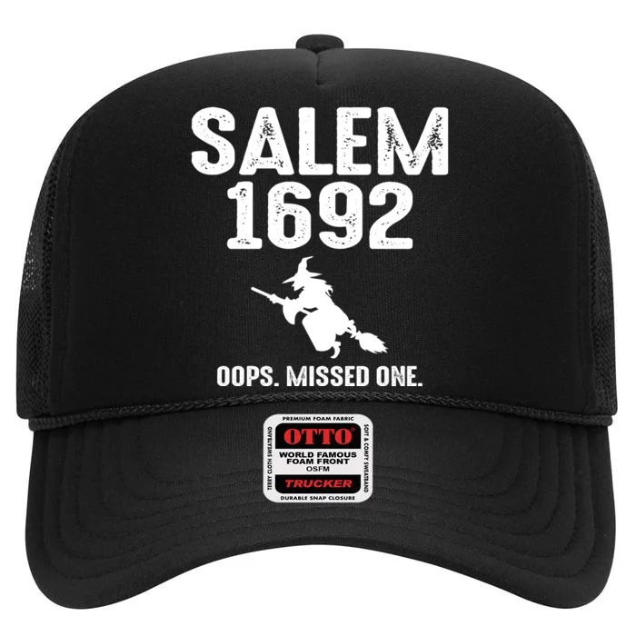 Salem 1692 High Crown Mesh Trucker Hat