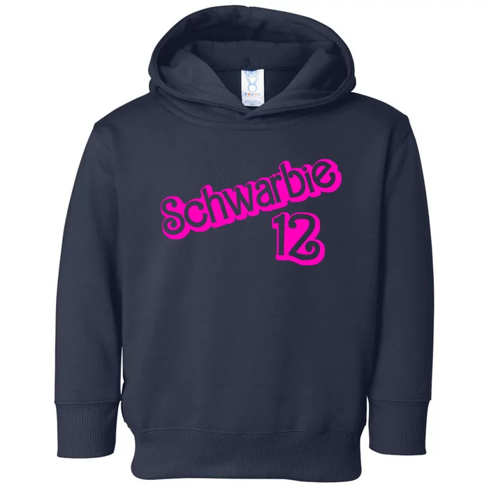 Schwarbie 12 Toddler Hoodie