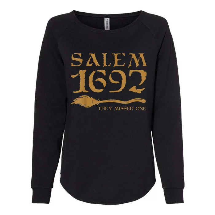 Salem 1692 They Missed One Halloween Womens California Wash Sweatshirt