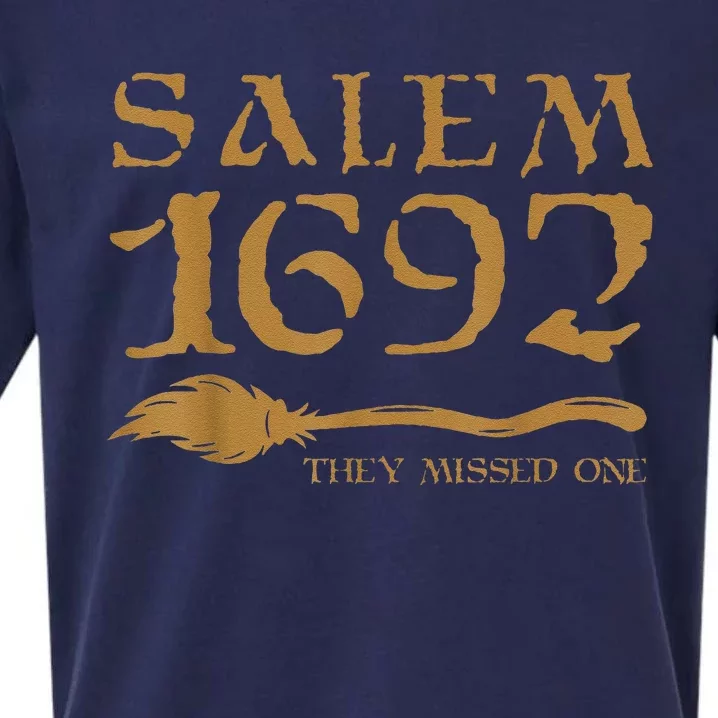 Salem 1692 They Missed One Halloween Sueded Cloud Jersey T-Shirt