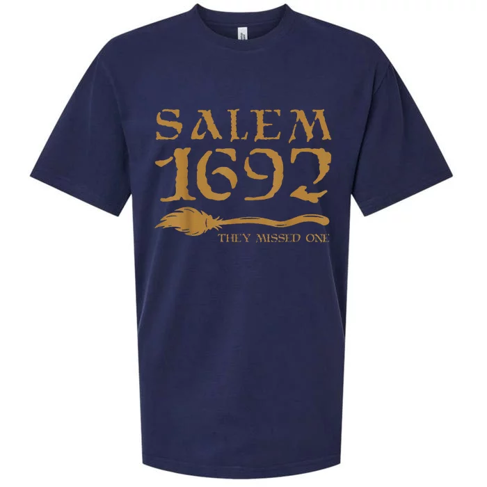 Salem 1692 They Missed One Halloween Sueded Cloud Jersey T-Shirt