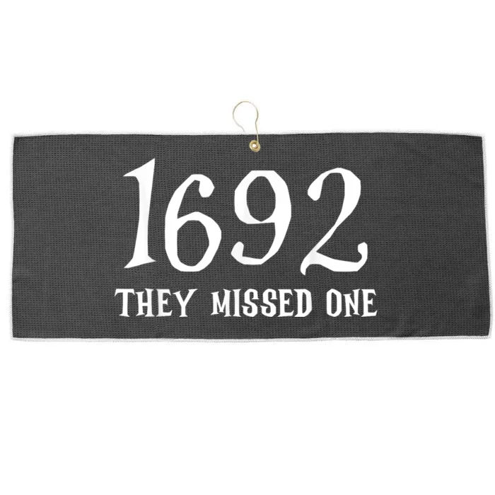 Salem 1692 They Missed One Large Microfiber Waffle Golf Towel